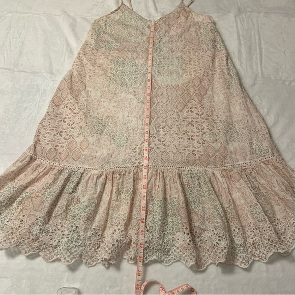 Rachel Zoe Boho Lace Ruffle Midi Dress - Size Medium - Picture 14 of 16